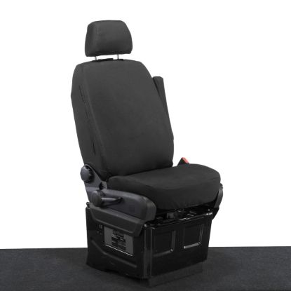 Picture of UK Custom Covers Mercedes Sprinter Front Seat Covers Cotton-Backed PU (2006-2018) - Driver Only | SC398B