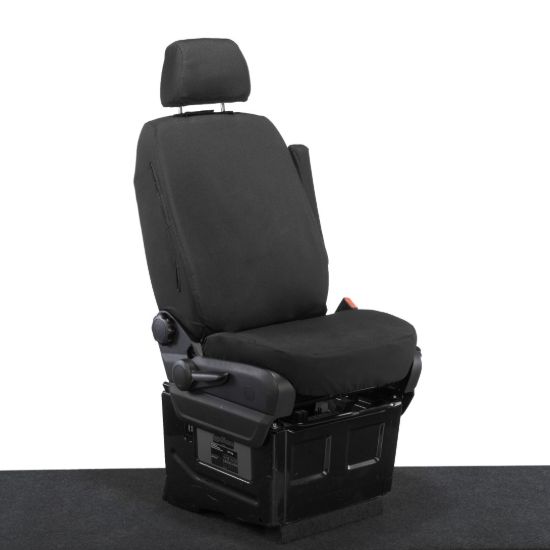 Picture of UK Custom Covers Mercedes Sprinter Front Seat Covers Cotton-Backed PU (2006-2018) - Driver Only | SC398B