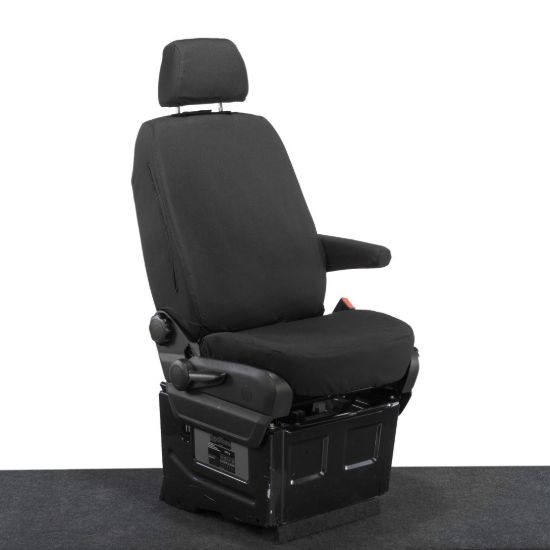 Picture of UK Custom Covers Mercedes Sprinter Front Seat Covers Cotton-Backed PU (2006-2018) - Driver Only | SC398B