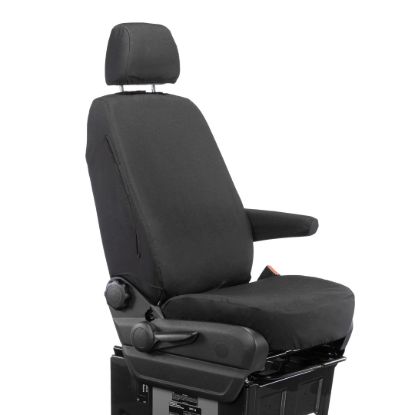 Picture of UK Custom Covers Mercedes Sprinter Front Seat Covers Cotton-Backed PU (2006-2018) - Driver Only | SC398B