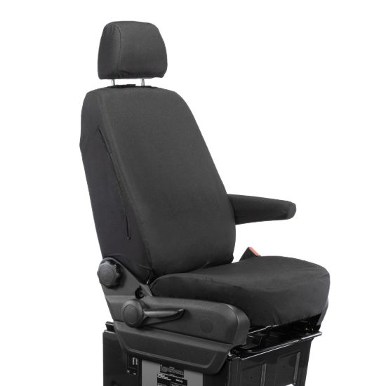 Picture of UK Custom Covers Mercedes Sprinter Front Seat Covers Cotton-Backed PU (2006-2018) - Driver Only | SC398B
