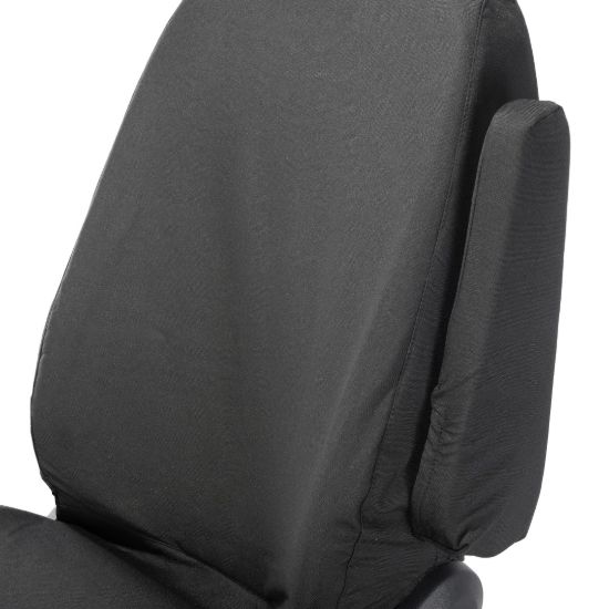 Picture of UK Custom Covers Mercedes Sprinter Front Seat Covers Cotton-Backed PU (2006-2018) - Driver Only | SC398B