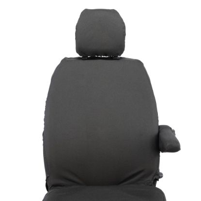 Picture of UK Custom Covers Vauxhall Vivaro Seat Covers Cotton-Backed PU (2014-2019) - Driver Only | SC399B