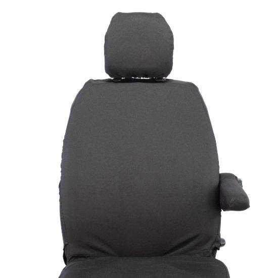 Picture of UK Custom Covers Vauxhall Vivaro Seat Covers Cotton-Backed PU (2014-2019) - Driver Only | SC399B