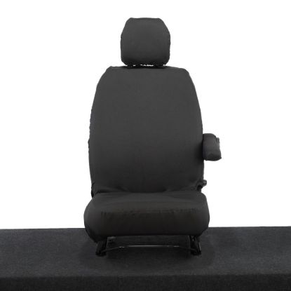 UK Custom Covers Fiat Talento Front Seat Covers Cotton-Backed (2016 Onwards) - Driver Only