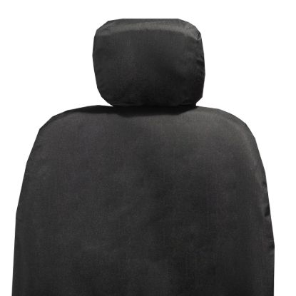 Picture of UK Custom Covers Toyota Proace City Front Seat Covers Cotton-Backed PU (2019 Onwards) - Black | SC403B