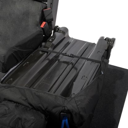 Picture of UK Custom Covers Vauxhall Combo E Front Seat Covers Cotton-Backed PU (2019 Onwards) - 3 Seats Black | SC403B