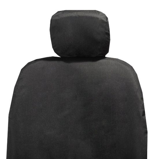 Picture of UK Custom Covers Citroen Berlingo Cotton-Backed Front Seat Covers (2018 Onwards) Black - 3 Seats | SC403B