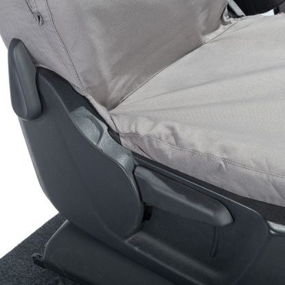 Picture of UK Custom Covers Toyota Proace City Verso Front Seat Covers Cotton-Backed PU (2018 Onwards) - Grey | SC403G