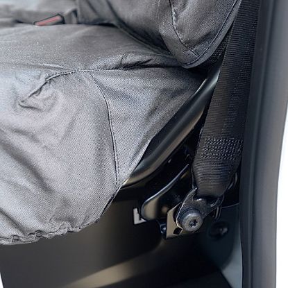 Picture of UK Custom Covers Mercedes Sprinter Front & Rear Seat Covers Cotton-Backed PU (2018 Onwards) - Grey | SC415G-416G