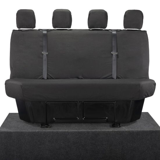 UK Custom Covers Vauxhall Movano Seat Covers Cotton-Backed PU (2010-2022) - Rear