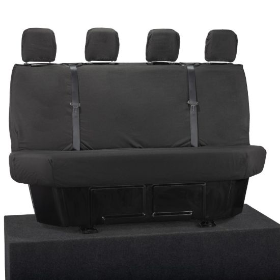 Picture of UK Custom Covers Vauxhall Movano Seat Covers Cotton-Backed PU (2010-2022) - Rear | SC416B