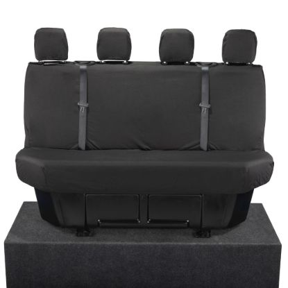 Picture of UK Custom Covers Vauxhall Movano Seat Covers Cotton-Backed PU (2010-2022) - Rear | SC416B