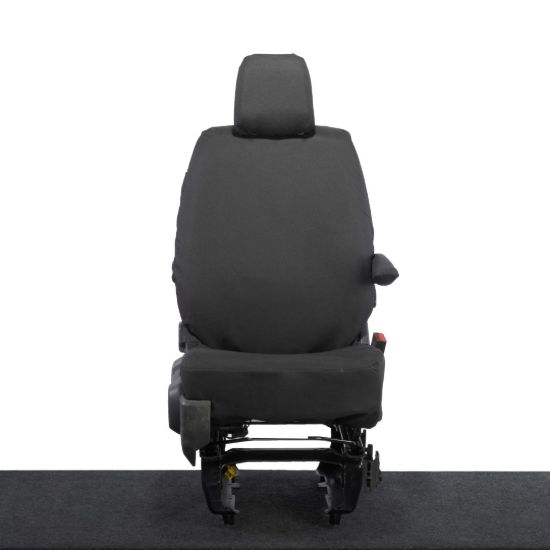 UK Custom Covers Vauxhall Vivaro Seat Covers Cotton-Backed PU (2019 Onwards) - Driver Only