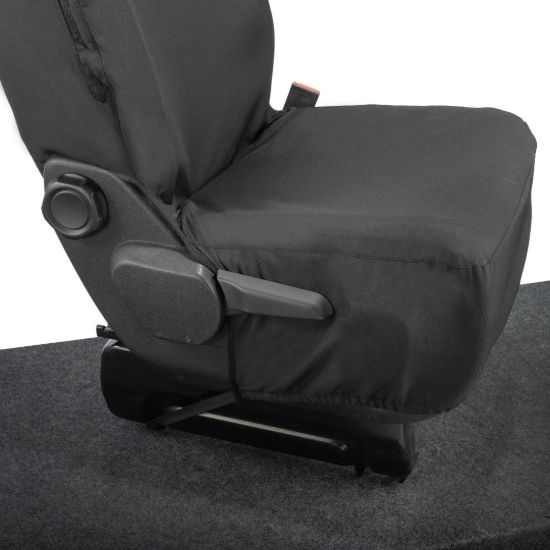 Picture of UK Custom Covers Vauxhall Vivaro Seat Covers Cotton-Backed PU (2019 Onwards) - Driver Only | SC433B