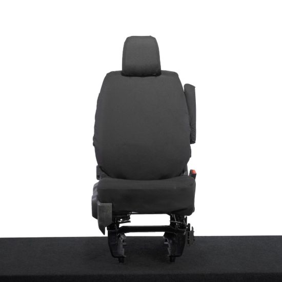 Picture of UK Custom Covers Vauxhall Vivaro Seat Covers Cotton-Backed PU (2019 Onwards) - Driver Only | SC433B