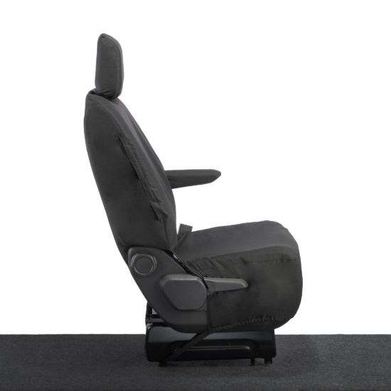 Picture of UK Custom Covers Vauxhall Vivaro Seat Covers Cotton-Backed PU (2019 Onwards) - Driver Only | SC433B
