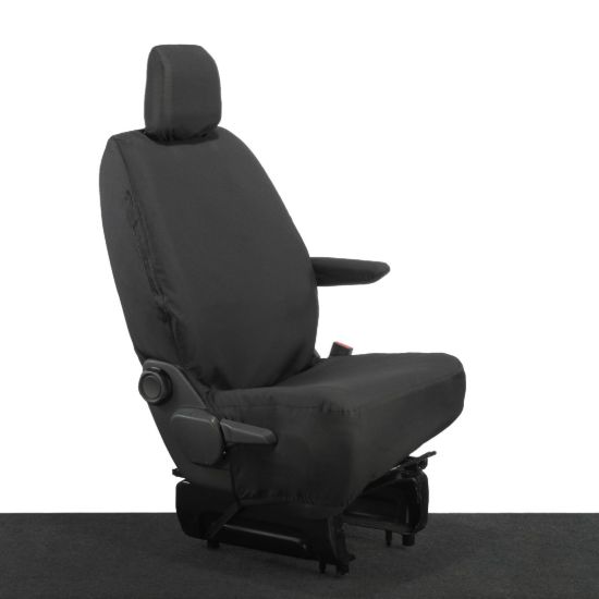 Picture of UK Custom Covers Citroen Dispatch Cotton-Backed Front Seat Covers (2016 Onwards) - Driver Only | SC433B