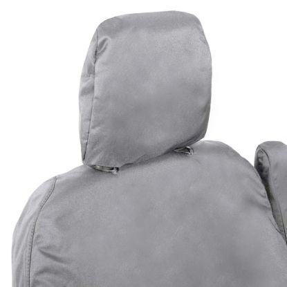 Picture of UK Custom Covers Maxus eDeliver 9 Front Seat Covers Cotton-Backed (2020 Onwards) Grey - Single/Double NO Pull Down Tray | SC436G