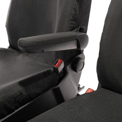 Picture of UK Custom Covers MAN TGE Front Seat Covers Cotton-Backed (2017 Onwards) - No Folding Middle Seat | SC587B