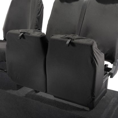 Picture of UK Custom Covers VW Crafter Cotton-Backed Front Seat Covers (2017 Onwards) - No Folding Middle Seat | SC587B