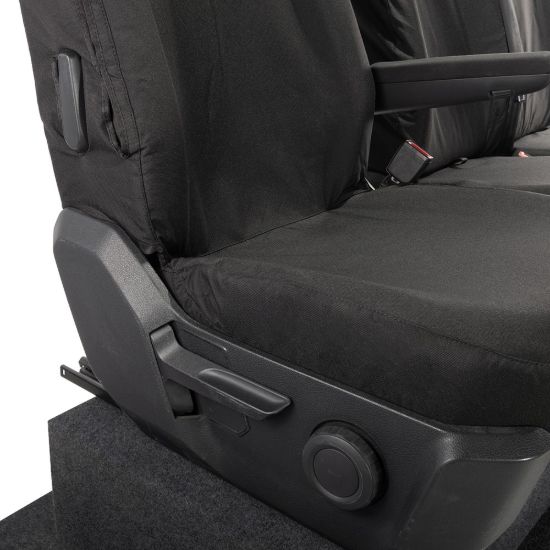 Picture of UK Custom Covers VW Crafter Cotton-Backed Front Seat Covers (2017 Onwards) - No Folding Middle Seat | SC587B