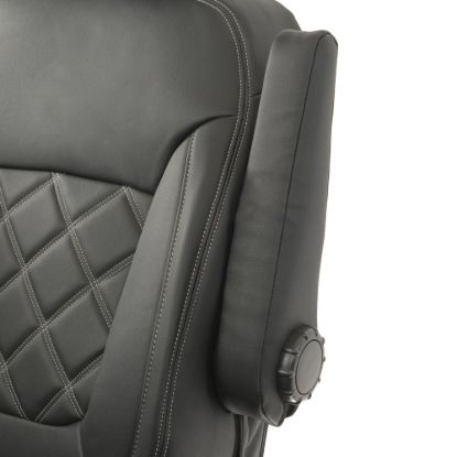 Picture of UK Custom Covers Vauxhall Vivaro Seat Covers Leatherette (2014-2019) Front Single/Double Split Passenger Base NO Folding Middle Seat - Double Diamond Bentley Stitch | SC664B