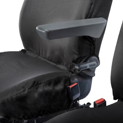 Picture of UK Custom Covers Vauxhall Movano Seat Covers Cotton-Backed PU (2010-2022) - Front No Folding Middle Seat & No Split Passenger Base | SC668B