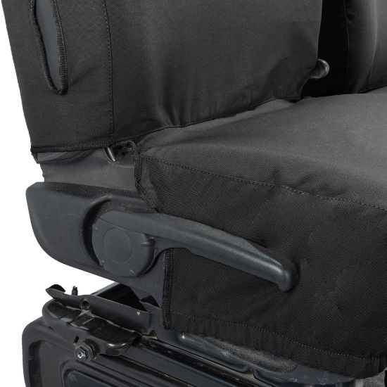 Picture of UK Custom Covers Vauxhall Movano Seat Covers Cotton-Backed PU (2010-2022) - Front No Folding Middle Seat & No Split Passenger Base | SC668B