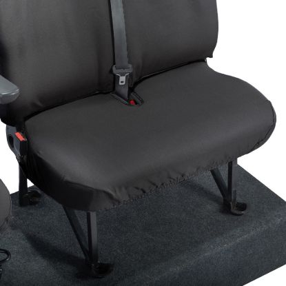 Picture of UK Custom Covers Vauxhall Movano Seat Covers Cotton-Backed PU (2010-2022) - Front No Folding Middle Seat & No Split Passenger Base | SC668B