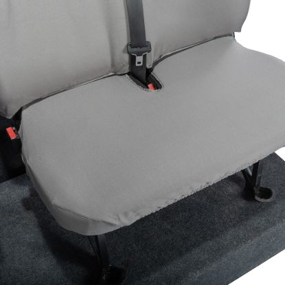 Picture of UK Custom Covers Vauxhall Movano Seat Covers Cotton-Backed PU (2010-2022) - Front & Rear No Folding Middle Seat & No Split Passenger Base - Grey | SC668G-416G