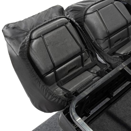 Picture of UK Custom Covers Vauxhall Movano Seat Covers Cotton-Backed PU (2010-2022) - Front With Folding Middle Seat & Split Passenger Base | SC669B