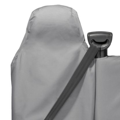 Picture of UK Custom Covers Vauxhall Movano Seat Covers Cotton-Backed PU (2010-2022) - Front With Folding Middle Seat & Split Passenger Base - Grey | SC669G