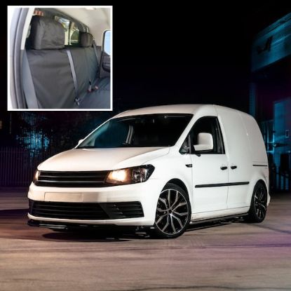 UK Custom Covers VW Caddy Maxi-Life (Inc. Kombi) Cotton-Backed 3rd Row Seat Covers (2008-2020)