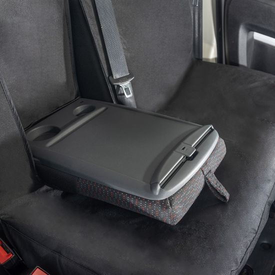 Picture of UK Custom Covers Vauxhall Movano Seat Covers Cotton-Backed PU (2022 Onwards) - Front With Pull Down Tray & No Split Passenger Seat | SC817B