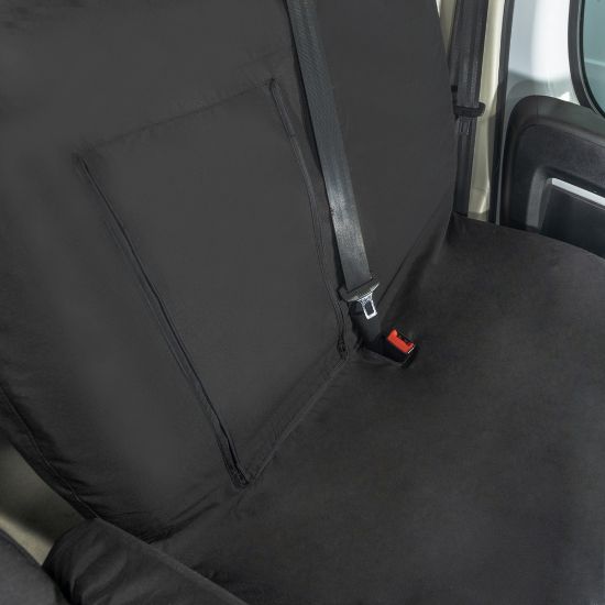 Picture of UK Custom Covers Vauxhall Movano Seat Covers Cotton-Backed PU (2022 Onwards) - Front With Pull Down Tray & No Split Passenger Seat | SC817B