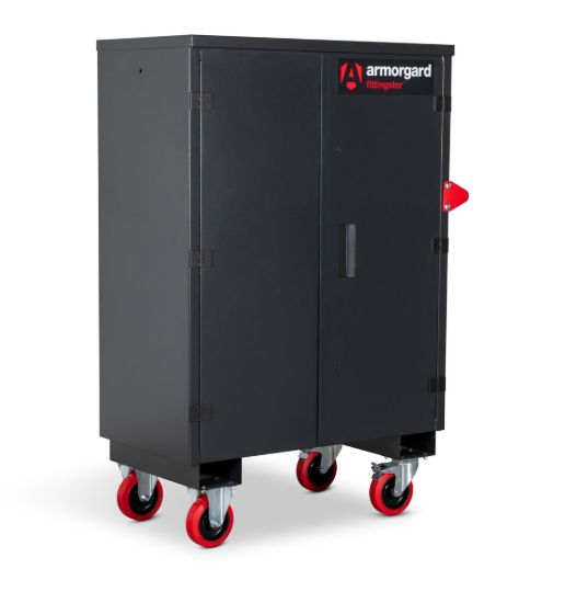 Armorgard FittingStor FC4 mobile fittings cabinet 1120W x 575D x 1575H
