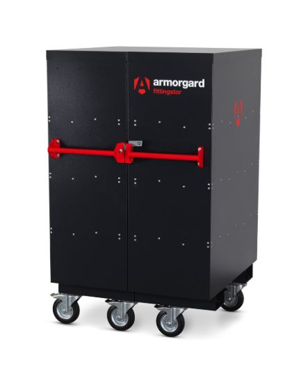 Armorgard FittingStor FC5 mobile fittings cabinet 915W x 990D x 1570H