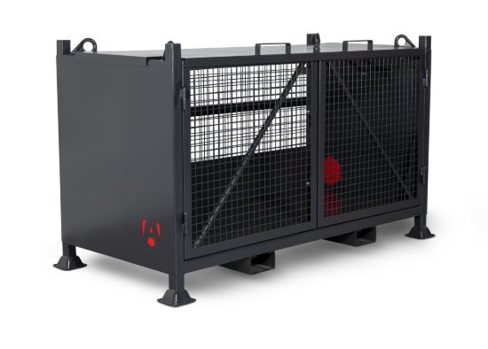 Armorgard TuffCrate TC750 stillage with mesh sides, 1875W x 935D x 1100H