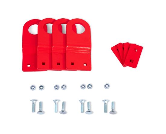 Armorgard Certified lifting eye kit - comes with 4x lifting eyes, 4x plates and fixings; only for use with TuffBank (except TB1 & TB12)