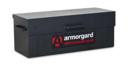 Armorgard StrimmerSafe Vault SSV12 secure grass trimmer storage unit with 2x slots 1285W x 525D x 460H