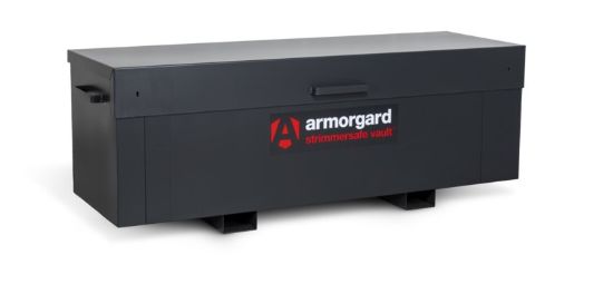 Armorgard StrimmerSafe Vault SSV6 secure grass trimmer storage unit with 2x slots 1985W x 680D x 670H