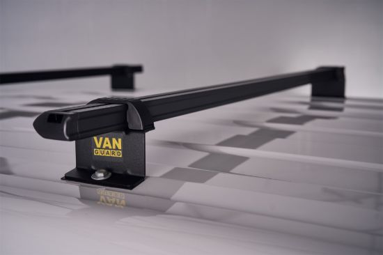 Black ULTI Bar foot bracket close-up