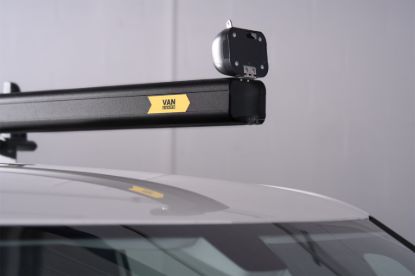 Black Standard pipe carrier lockable end cap close-up