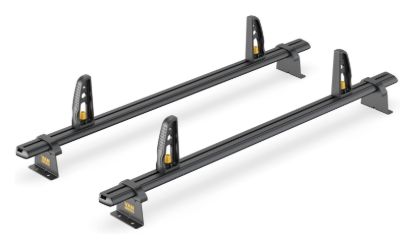 Black ULTI Bar 2 bar roof bar system alternative view