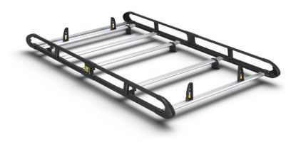 Van Guard ULTI Rack+ Black (Aluminium) - 5 Bar Roof Rack for Iveco eJolly 2026-Onwards | L1 | H1 | Tailgate