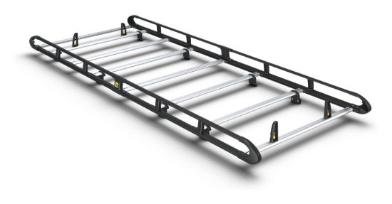 Van Guard ULTI Rack+ Black (Aluminium) - 7 Bar Roof Rack for Iveco Daily 2014-Onwards | L3 | H2 | Twin Rear Doors