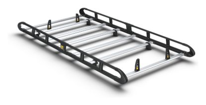 Van Guard ULTI Rack+ Black (Aluminium) - 6 Bar Roof Rack for Maxus eDeliver 3 2021-Onwards | L1 | H1 | Twin Rear Doors