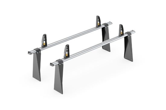 Picture of Van Guard ULTI Bar+ (Aluminium) - 2 Roof Bars for Ford Transit 2000-2014 with Roller Bundle | L2, L3, L4 | H3 | VG154-2#VGR-19