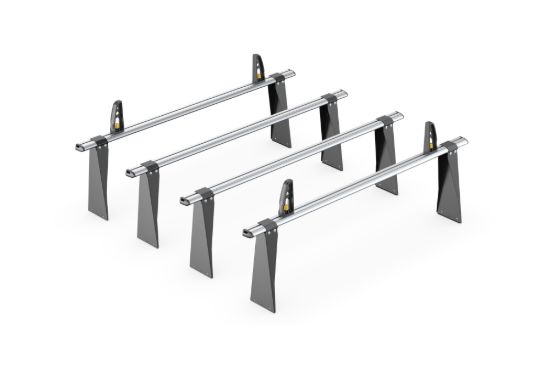 Picture of Van Guard ULTI Bar+ (Aluminium) - 4 Roof Bars for Ford Transit 2000-2014 with Roller Bundle | L2, L3, L4 | H3 | VG154-4#VGR-19